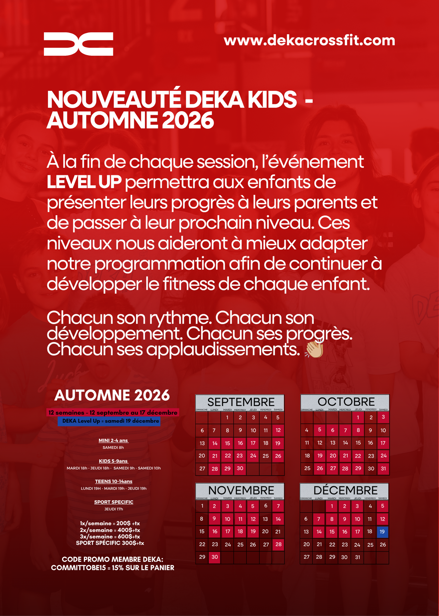 Deka-Kids - Automne 2026